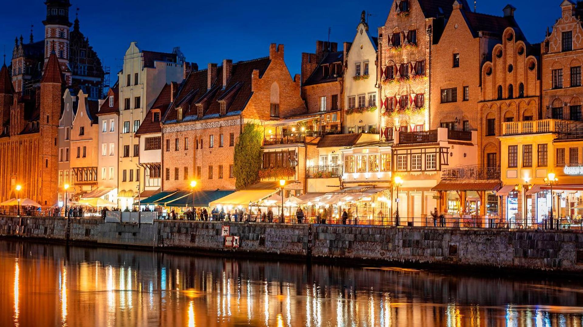 Motlawa Apartments - Old Town & River Viev, Fast Wifi Gdansk Bagian luar foto