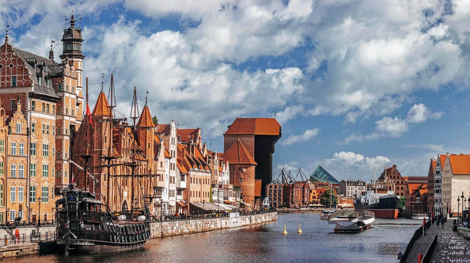 Motlawa Apartments - Old Town & River Viev, Fast Wifi Gdansk Bagian luar foto
