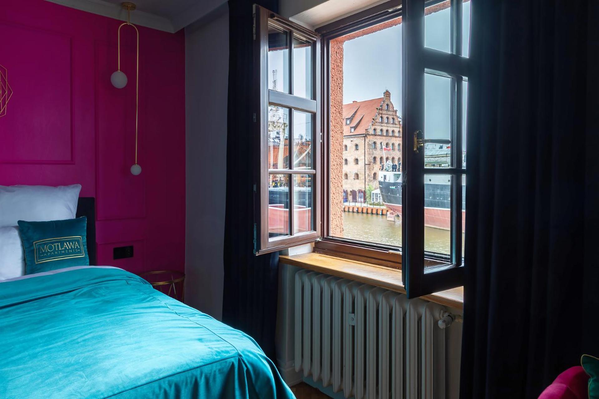 Motlawa Apartments - Old Town & River Viev, Fast Wifi Gdansk Bagian luar foto